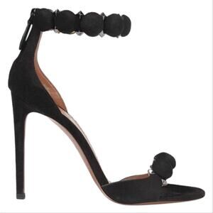 ALAIA Bombe 110 studded suede leather heels sandals 37